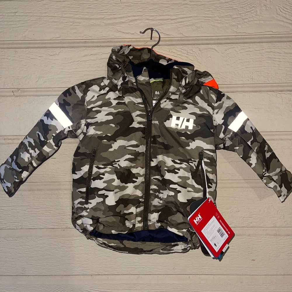 NWT  Hansen Kids Legend 2.0 Jacket kids size 1 year old green camo